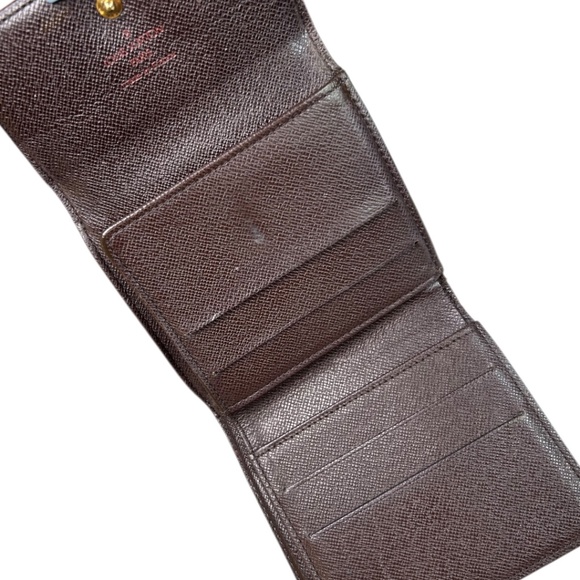 Authentic Louis Vuitton Damier Ebene French Compact Portefeuilles Trifold Wallet - Picture 6 of 9